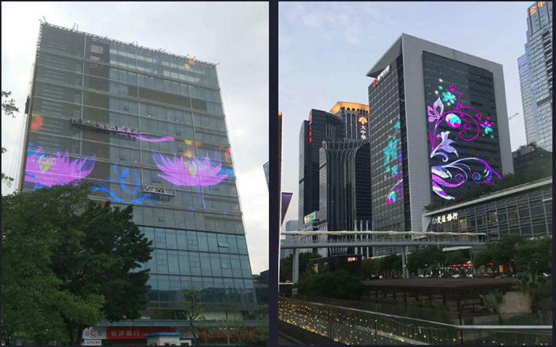 華宇星LED柔性網格屏未來潛能蓄勢待發(圖1)