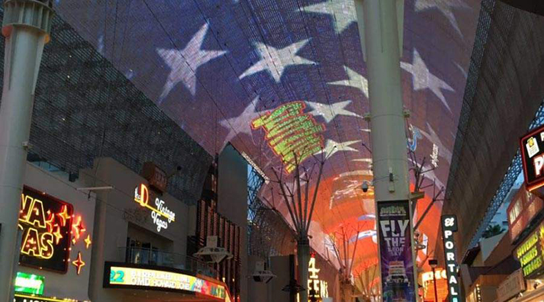 華宇星光電LED網格屏的優勢！(圖1)